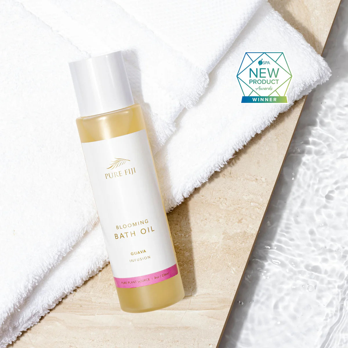 Blooming bath oil