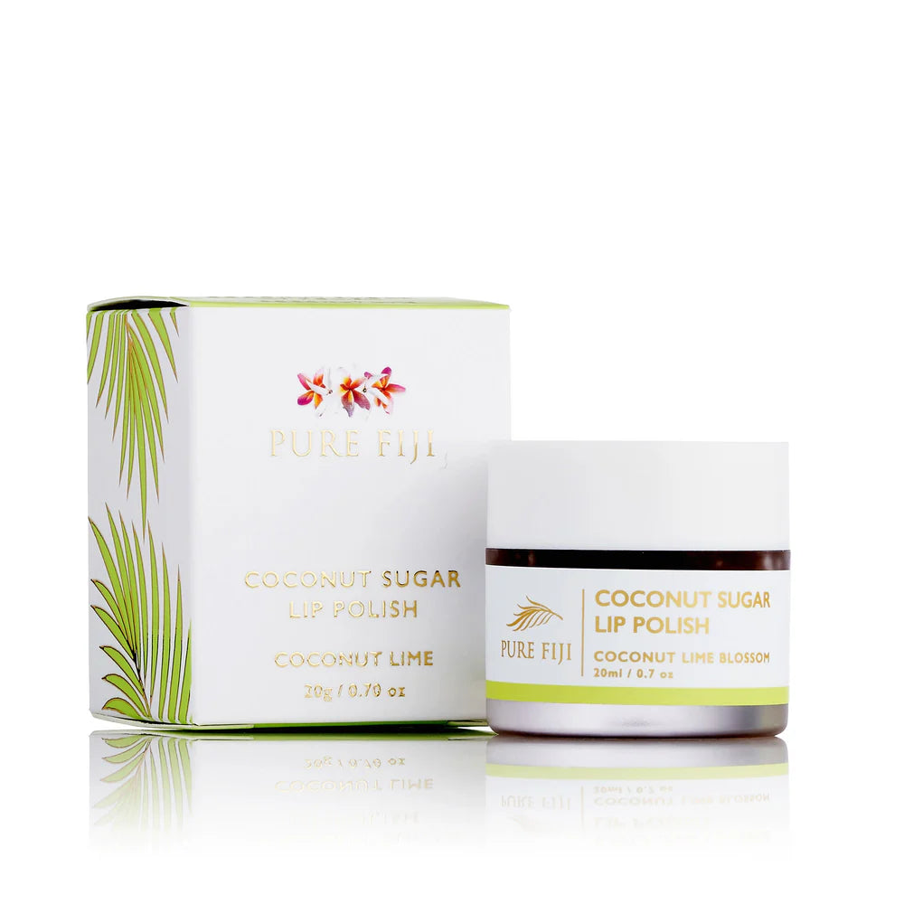 Coconut sugar lip polish