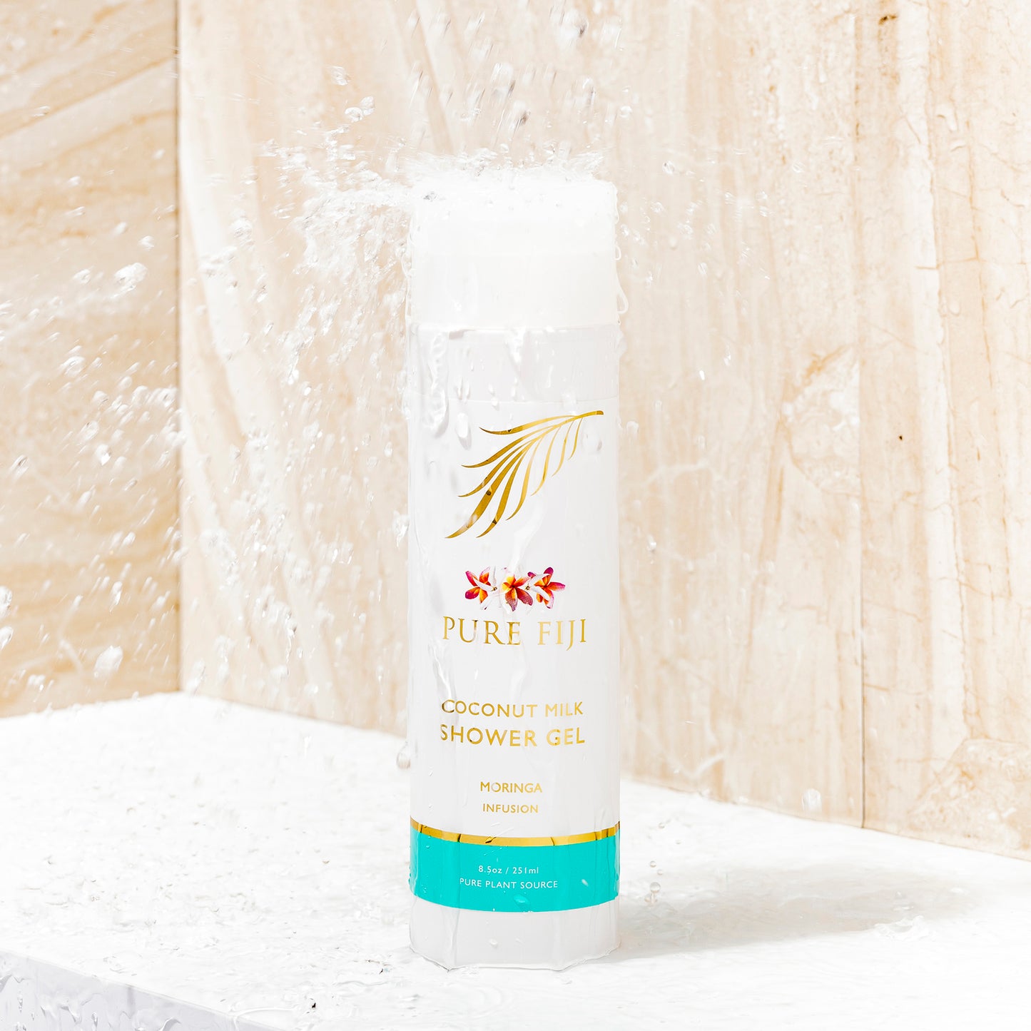 Coconut milk shower gel