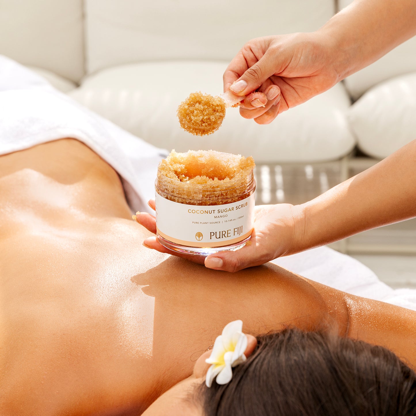 Coconut sugar scrub