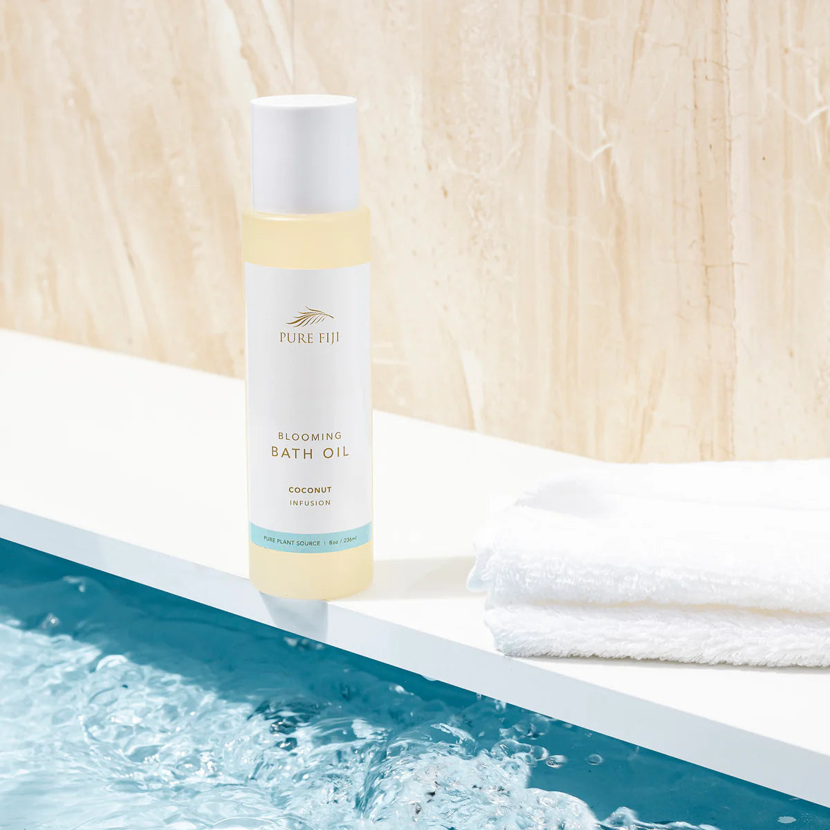 Blooming bath oil