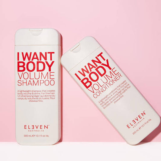 Eleven Australia I Want Body Volume Shampoo & Conditioner 300ml Bundle